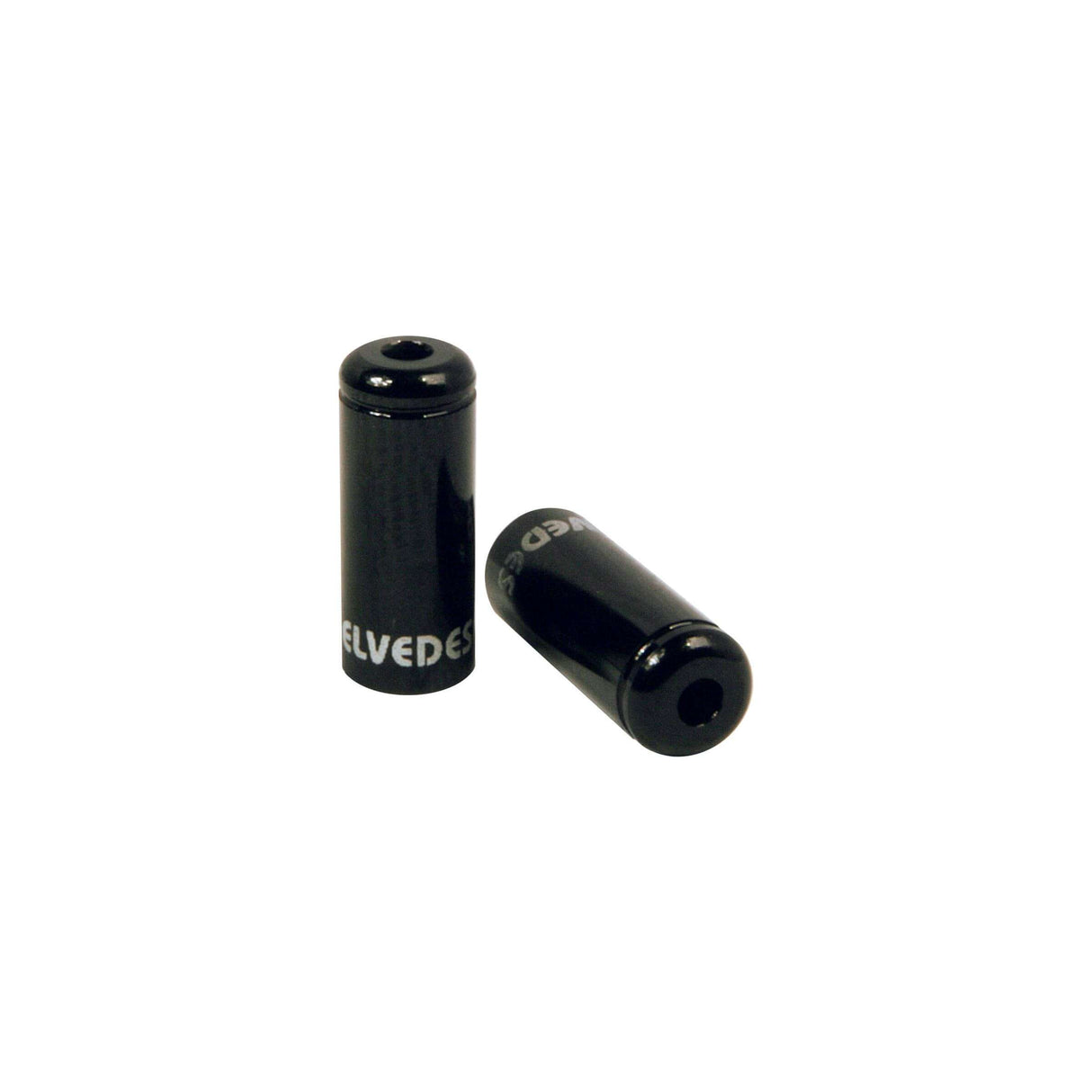 Cappone per cavi pt elvedes nero 5,0 mm | Aluminio 50 pezzi