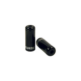 Cappone per cavi pt elvedes nero 5,0 mm | Aluminio 50 pezzi