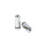 Chapeau de câble Elvedes 4,2 mm d'alun argent (50x). ELV2012007