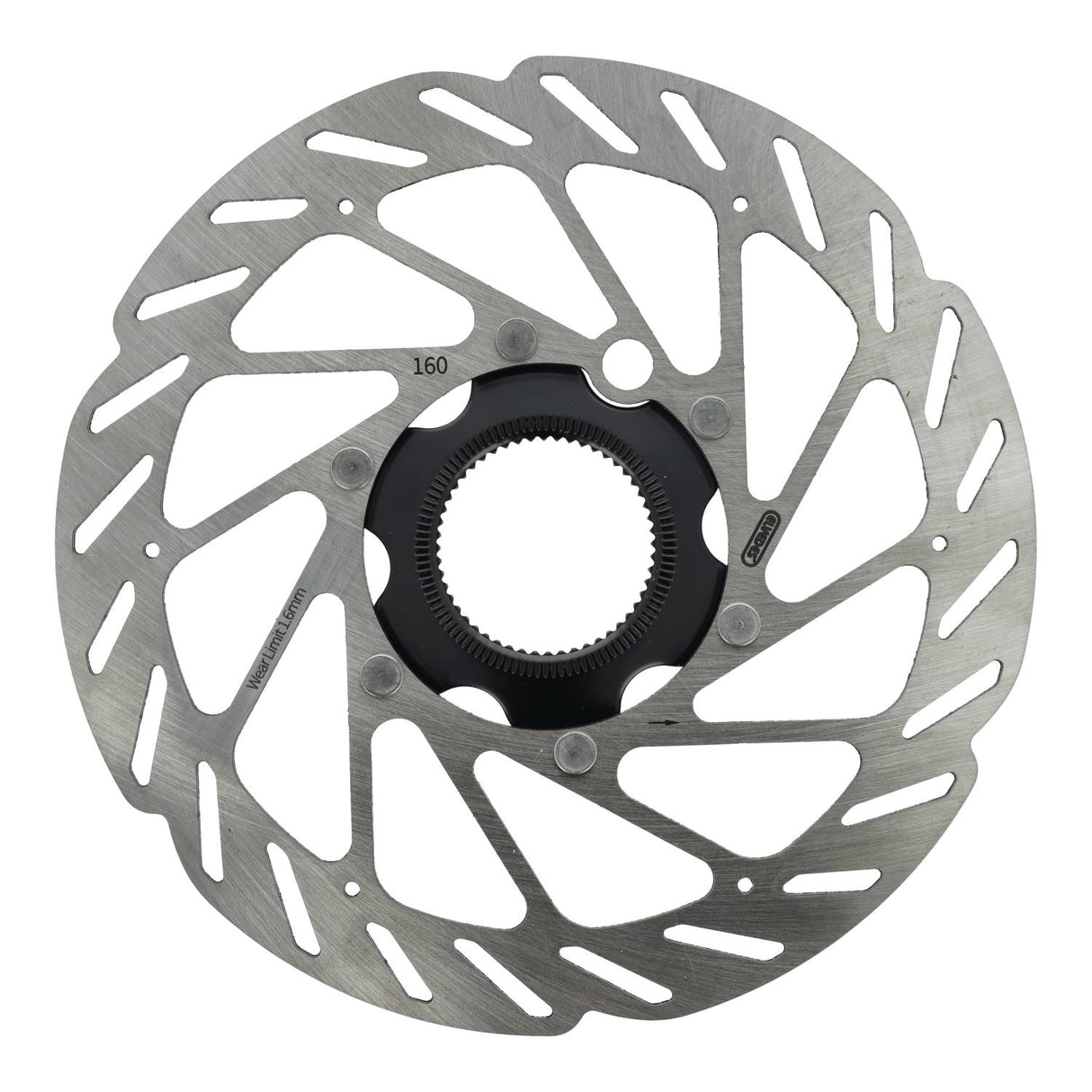 Elvedes brake disc center lock ø160mm t=1,8mm sensor magnet