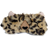 Plyšová adoramals leopard spící maska
