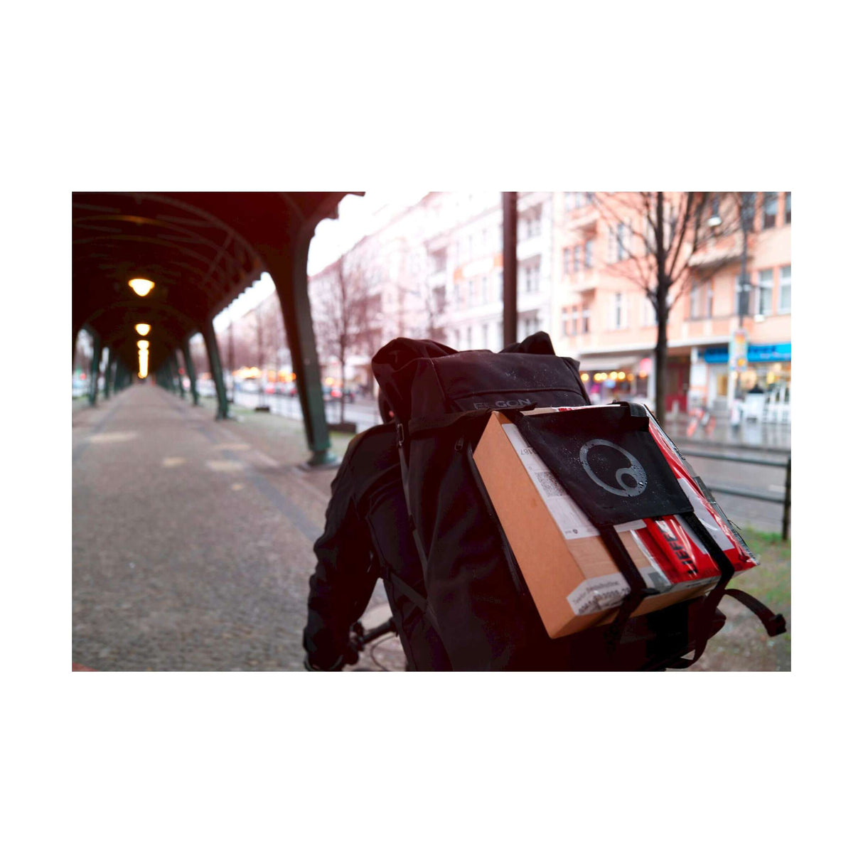 Ergon BC Urban zavazadla - černá