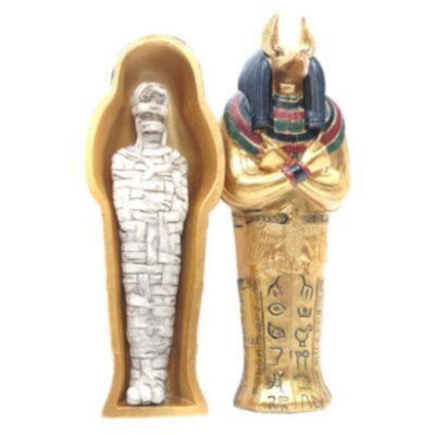 Egypt - Anubis sarkofág s mumií