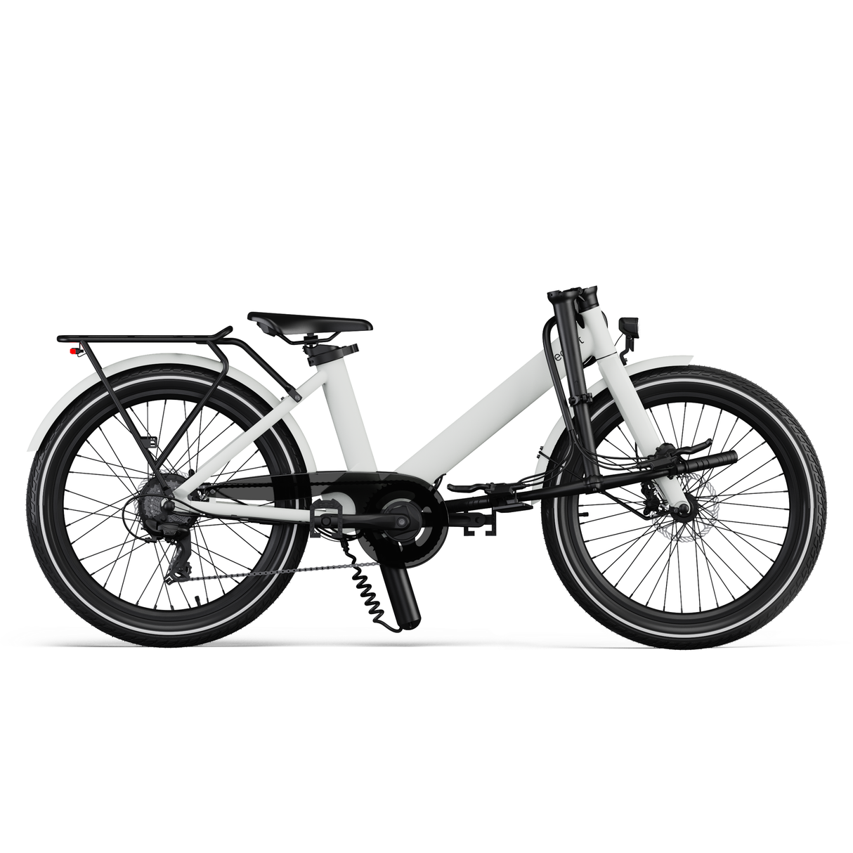 Eovolt elektrický kompaktný bicykel večer 24 V2 Gray
