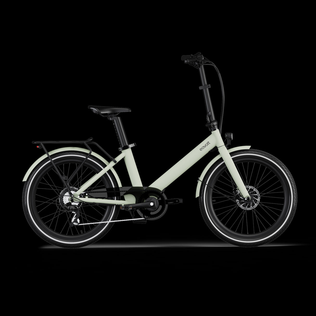 Eovolt Electrical Compact Bike Evening 24 V2 Green