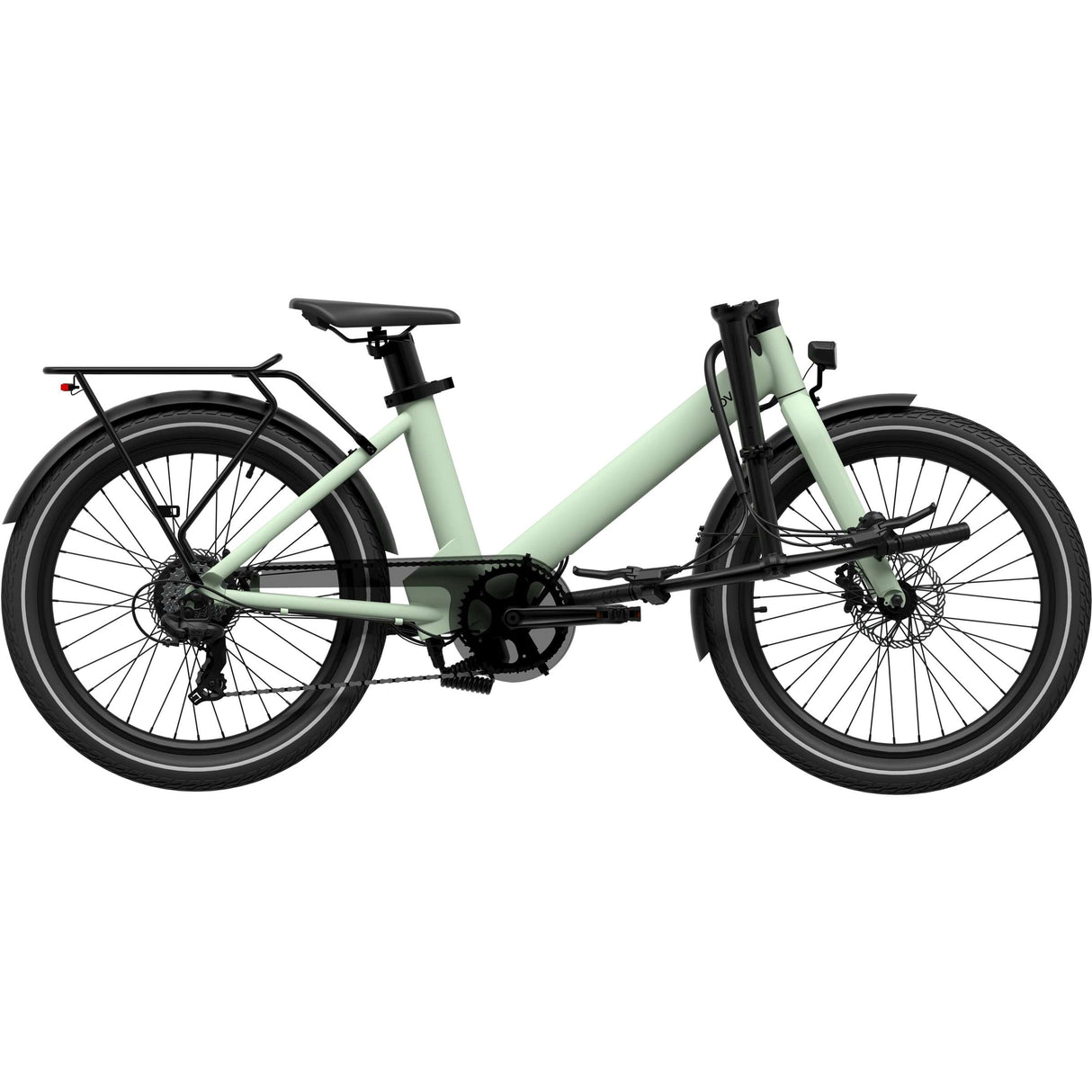 Eovolt Electrical Compact Bike Evening 24 V2 Green