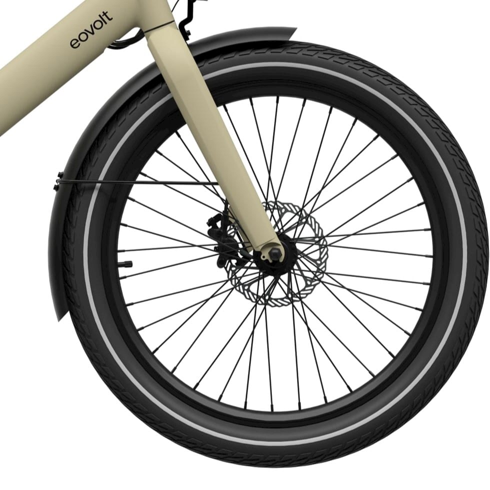 Uto eovolt front wheel 24 inch black