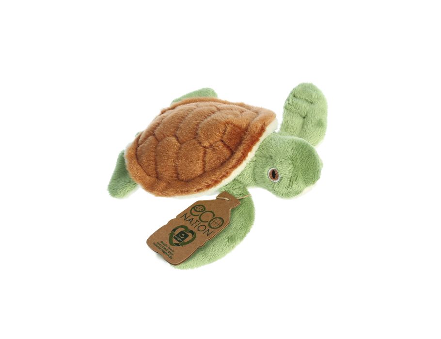 Eco Nation Plush hug - Mini - Turtle - 13 cm