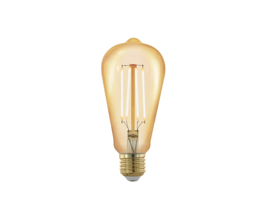 Lâmpada LED do EGLO - E27 - Oval - 320 LM - âmbar - Dimmable - 1700k