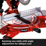 Einhell Battery Hood Miter widział TE-MS 18 210 Li-Solo