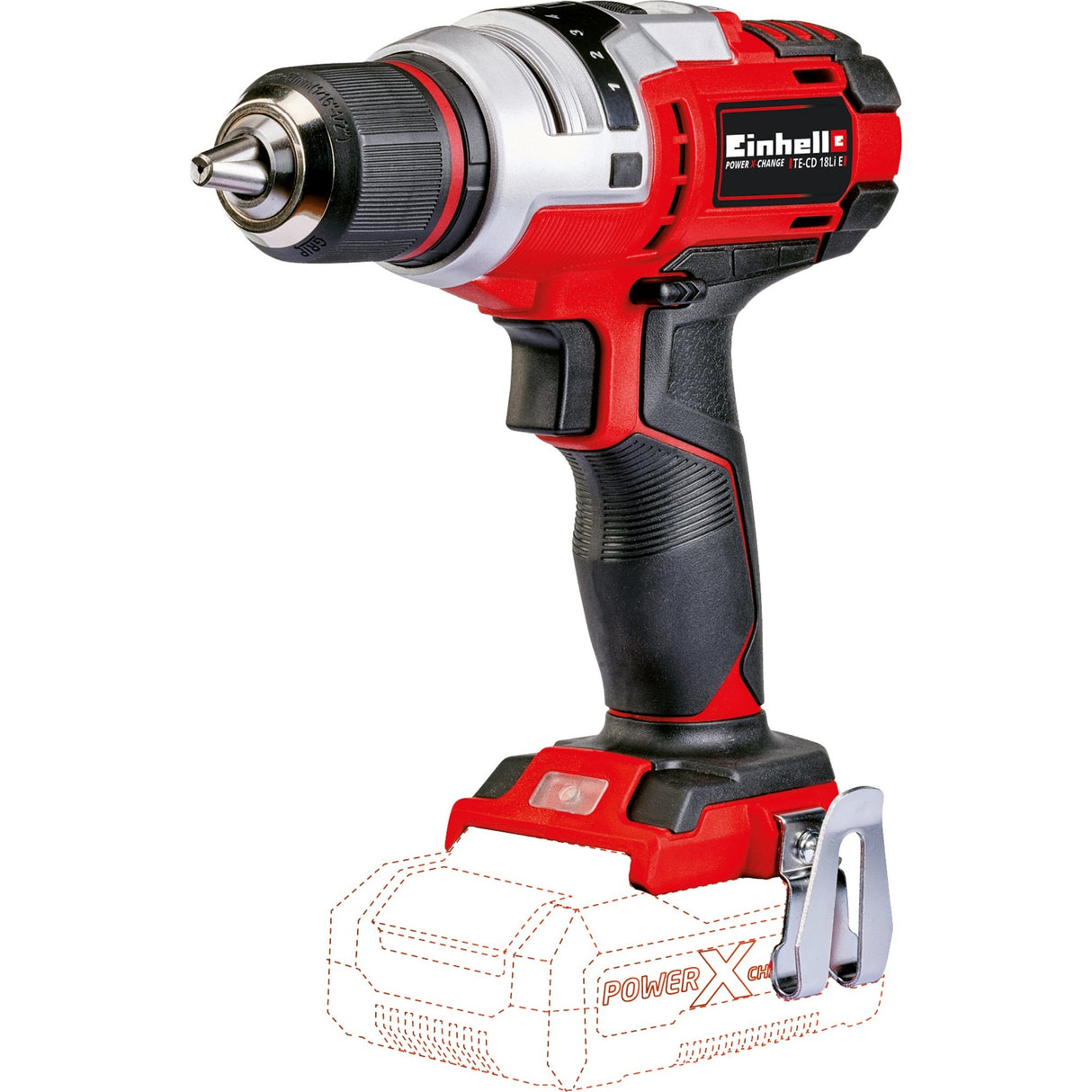 Machine de forage de batterie Einhell te-cd 18 li e solo