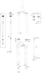 Rockshox suspension fork pike dj 26 susp.fork rs pike dj 100mm black