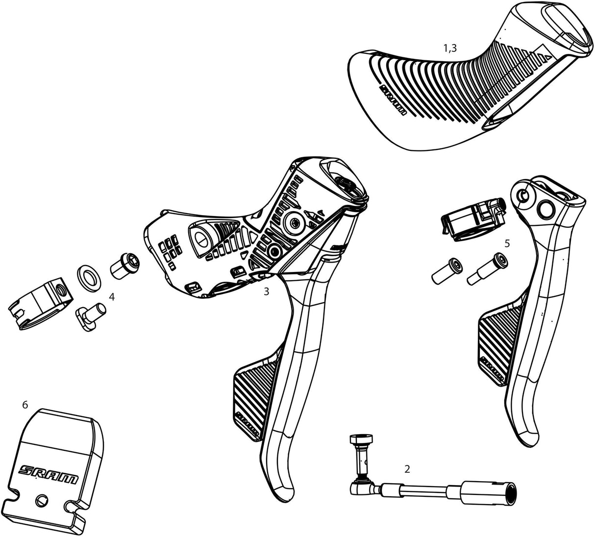 Sram versteller apex axs d1