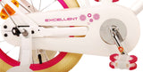 Volare Excellent Children's Bicycle - Girls - 14 Inch - White