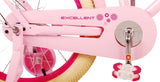 Volare Excellent Children's Bicycle - Girls -18 Inch - Pink - 95% assembled
