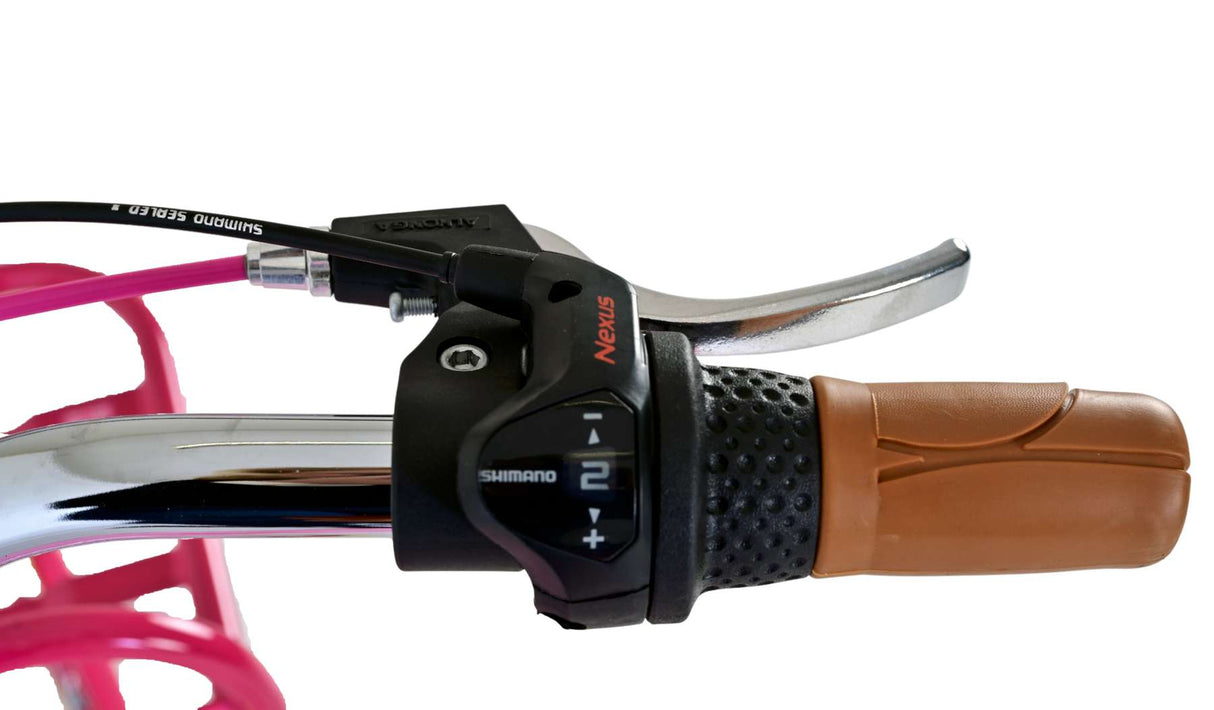 Vlatare eccellente bicicletta per bambini - ragazze - 24 pollici - rosa - 3 marce