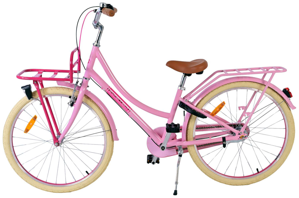 Volare Excellent Children's Bicycle - Girls - 24 Inch - Pink - 3 gears