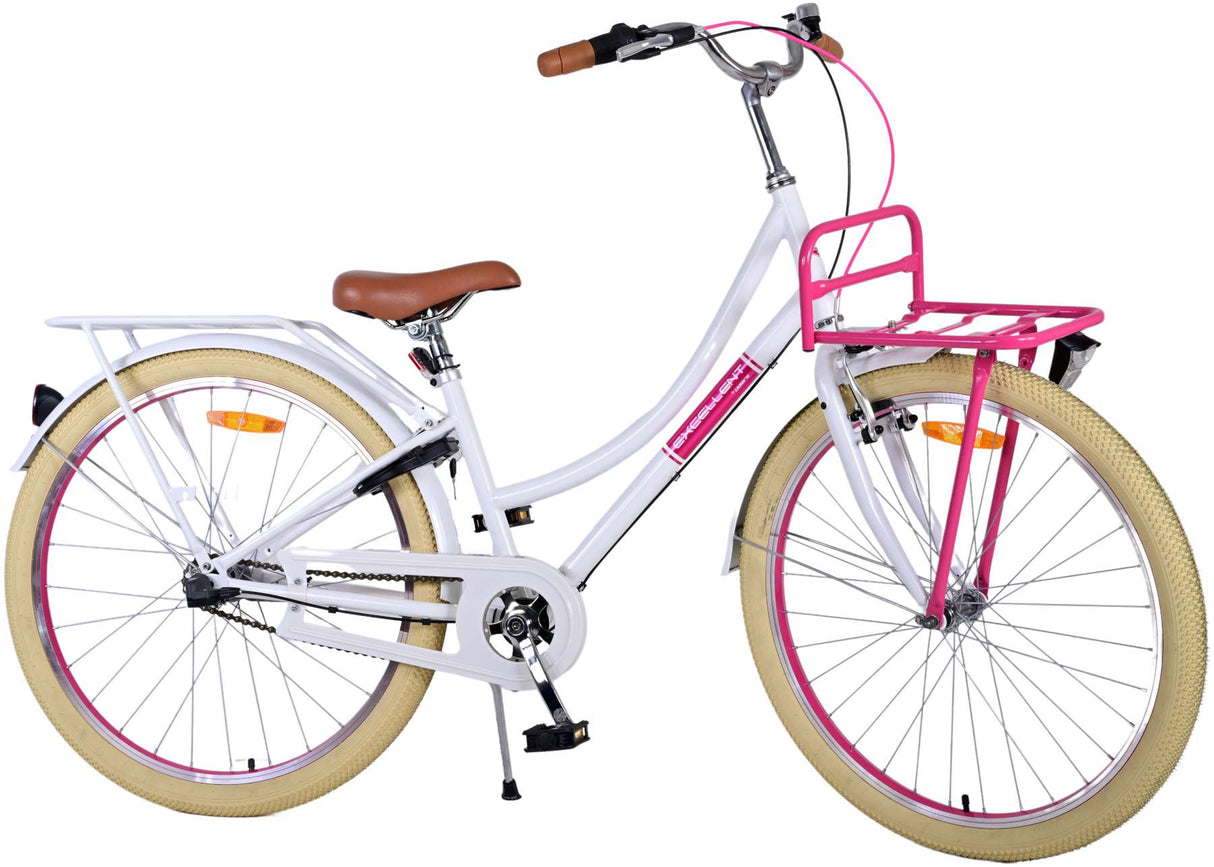 Volare Volare Children's Bicycle Girls 26 inch White 3 gears