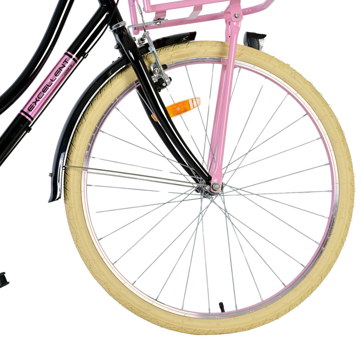Volare Excellent Children's Bicycle - Girls - 26 Inch - Black - 3 gears
