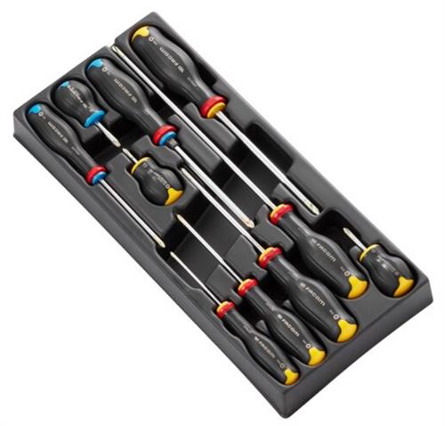 Facom module 10 screwdrivers cross-section
