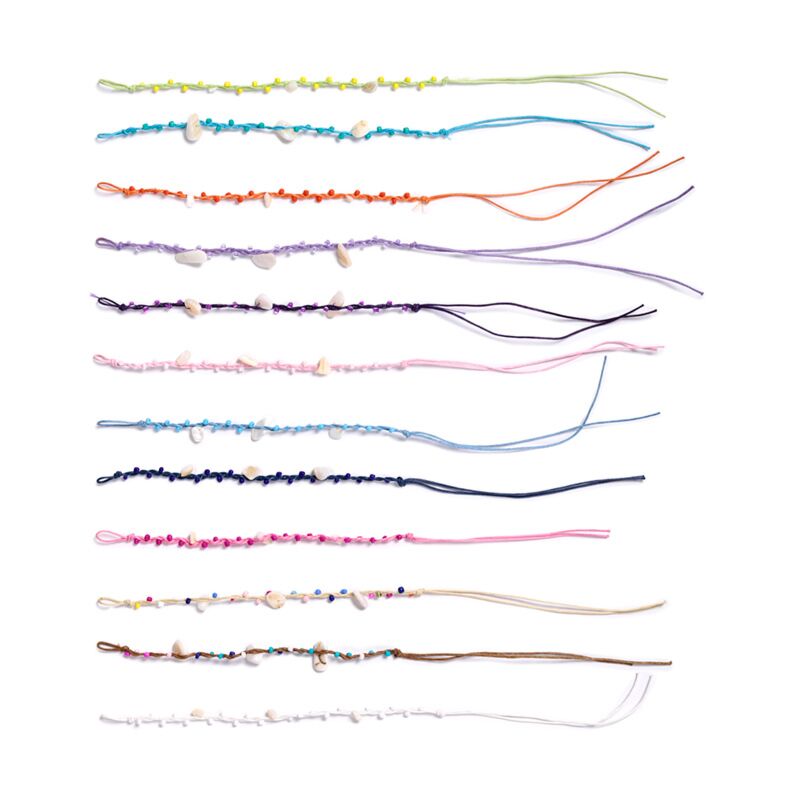 Friendship bracelets - Woven shell chips