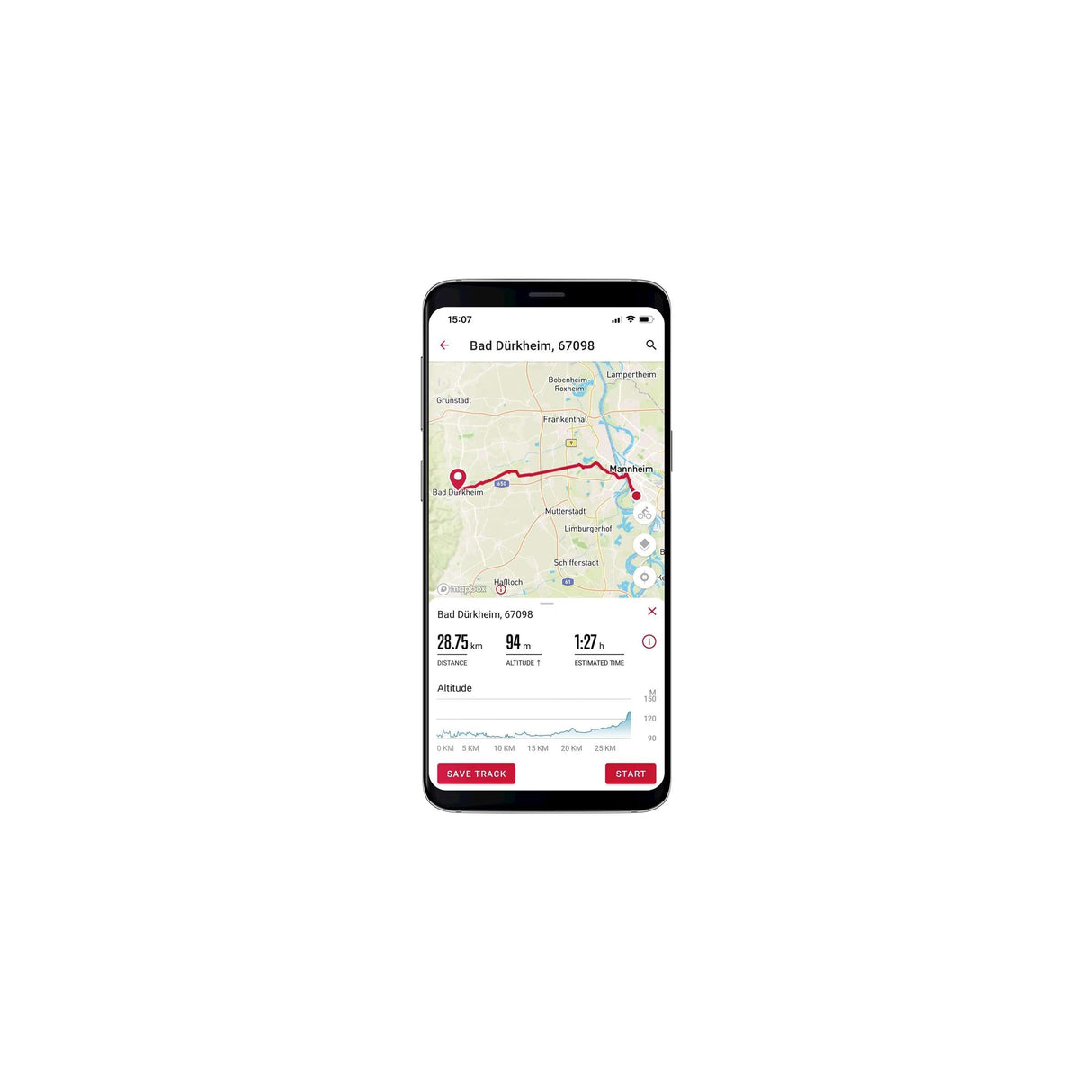 Sigma ROX 4,0 GPS SW White Standard kormánytartó + USB-C töltő kábel