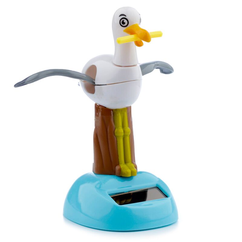Figura de amigo solar de célula solar de gaviota