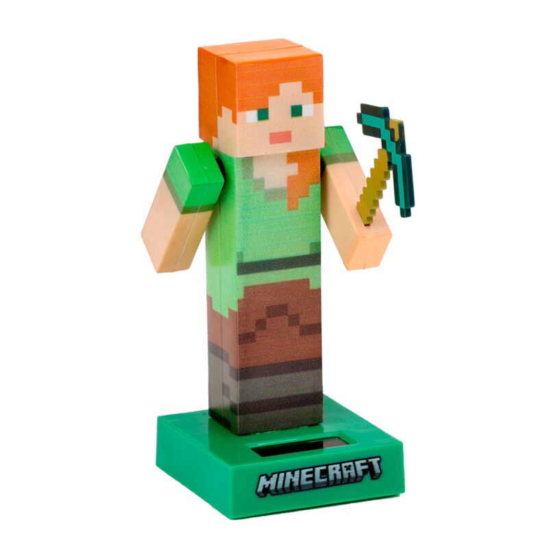 Minecraft Alex Solarzelle Solarkumpelfigur