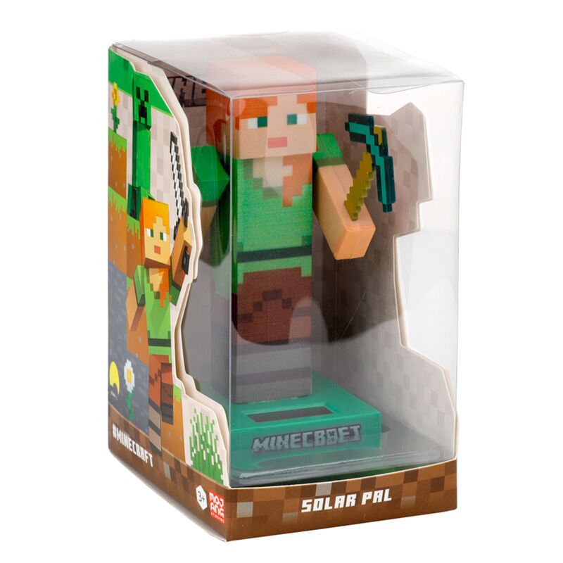 Minecraft Alex Solarzelle Solarkumpelfigur