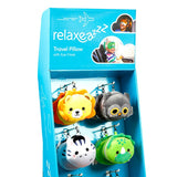 10 Haken Product Display stand for Relaxeazzz Travel pillows Sleep masks