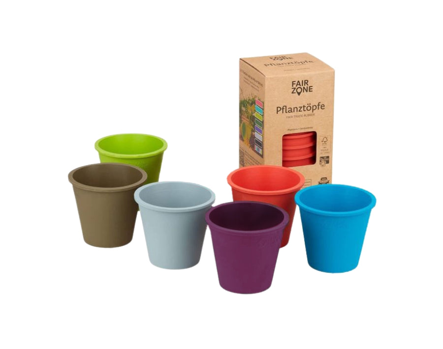 Rockshox Potes de plantas - caucho coloreado - 6 piezas