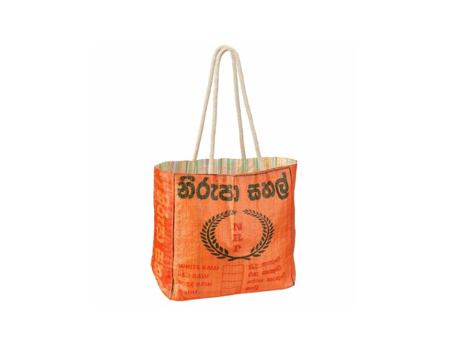 Bolsa de praia de rockshox - sacos de arroz reciclados