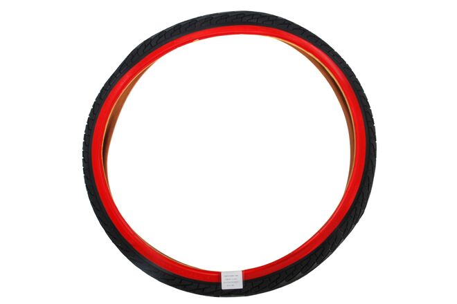 Volare Pneu - 24 polegadas - Black Red - Bicicleta Infantil