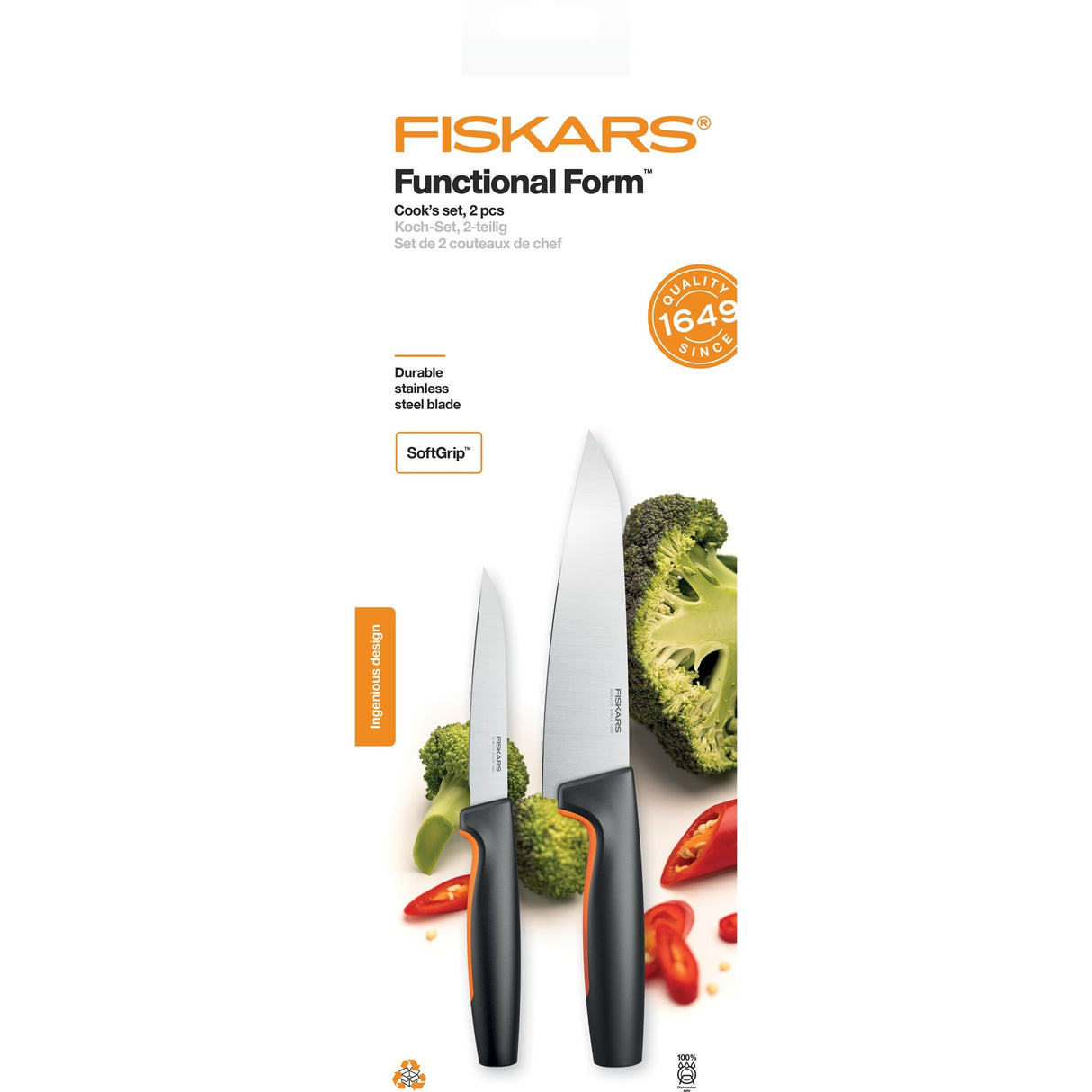 Fiskars Functional Form Koksmessen 2-part