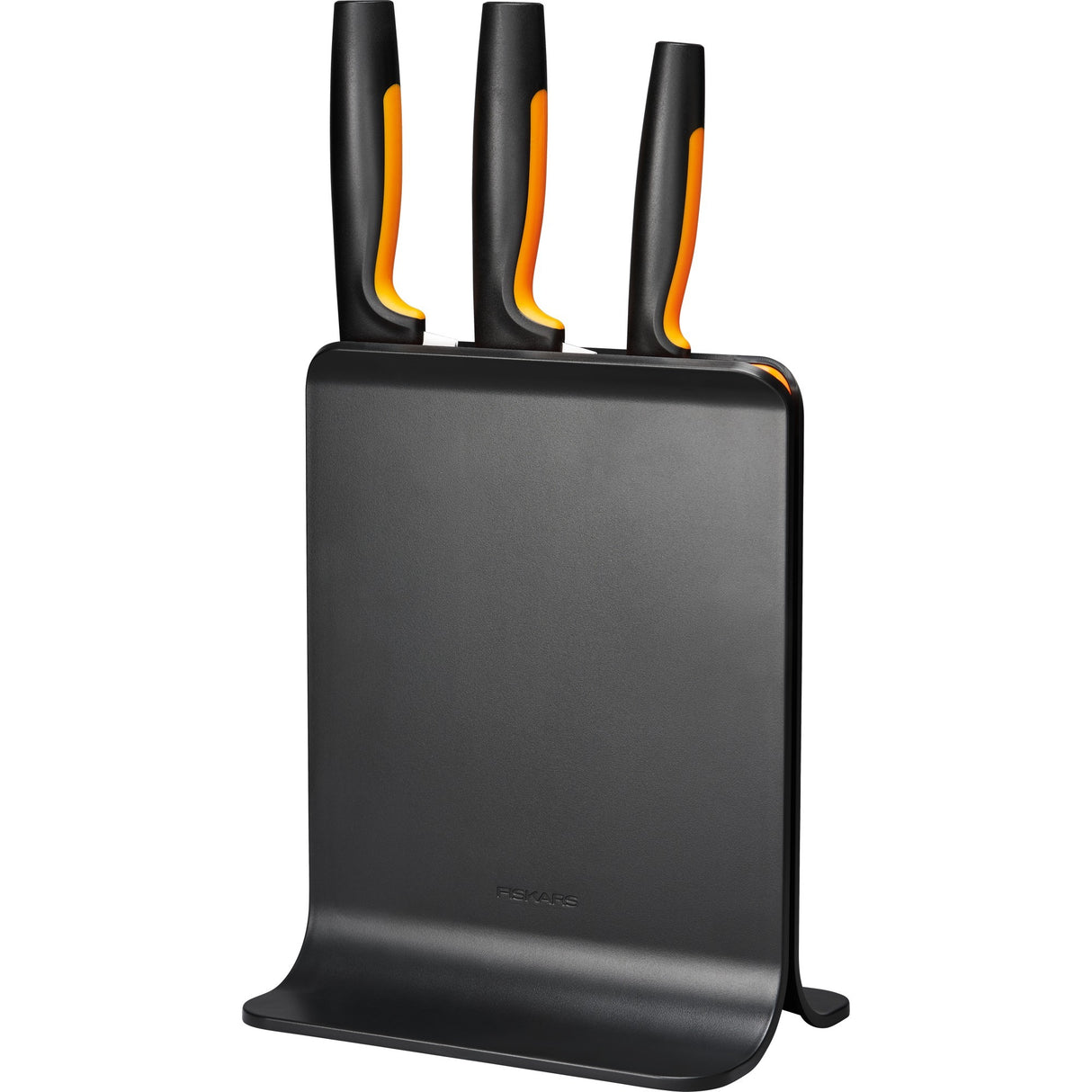 Fiskars Functional Form Plastic knife block with 3 knives