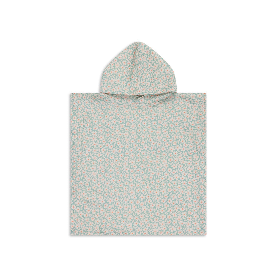 Florish | Grüner hydrophiler Strandponcho 52 x 52 cm