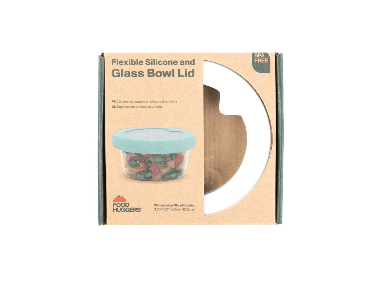 Food huggers silicone lid - white - extra small