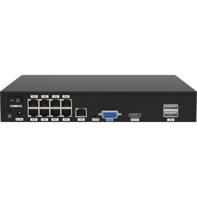 Foscam FN9108HE, videogiocatore di rete POE a 8 canali da 5 MP