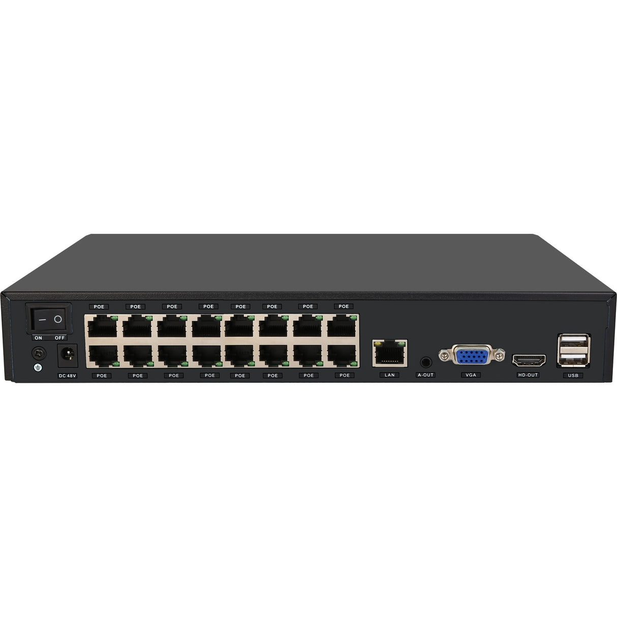 Foscam FNA216HE, 16-channel 4K 8MP Poe nvr