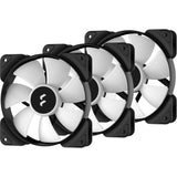 Fraktal designaspekt 12 RGB PWM Black Frame 3 Fan Pack