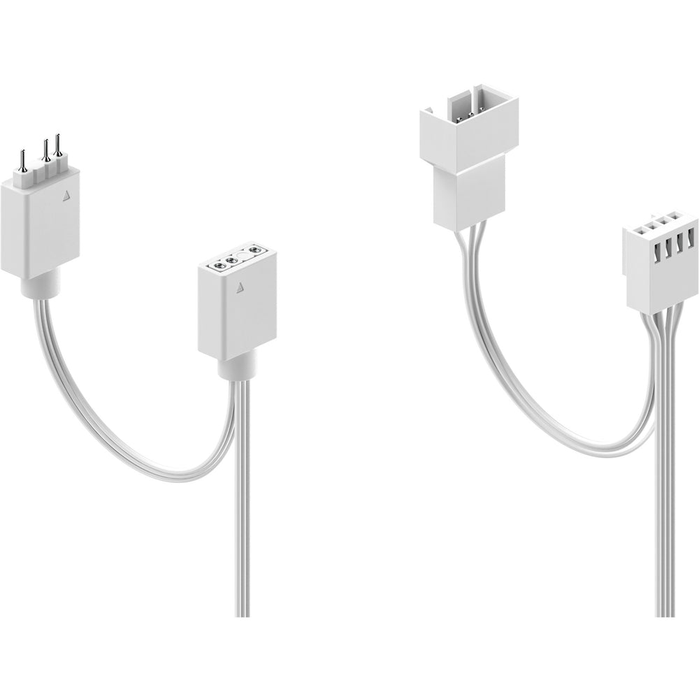 Fraktal design Fraktal designaspekt 12 RGB PWM hvid ramme