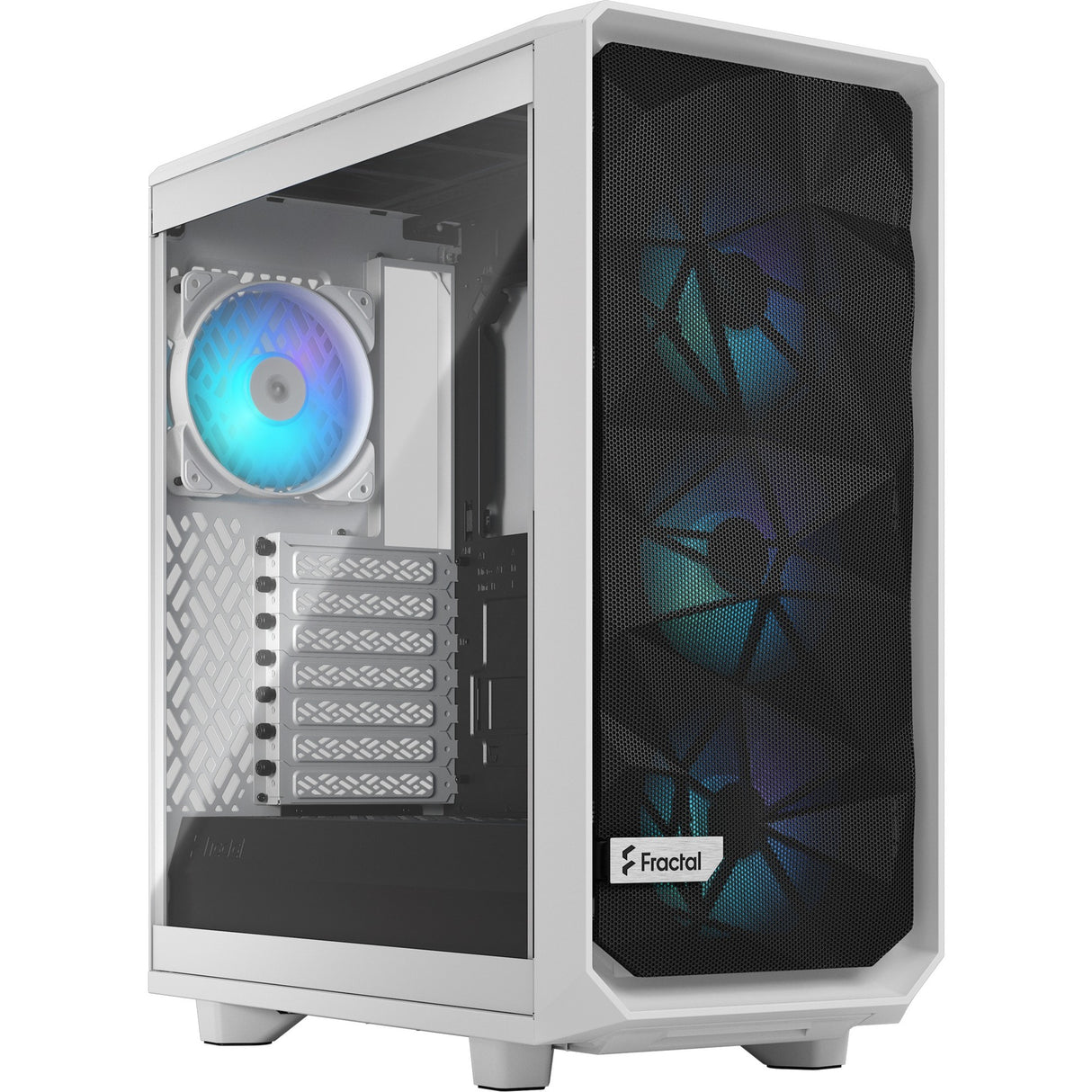 Fraktal design meshify 2 kompakt RGB hvid TG klar farvetone