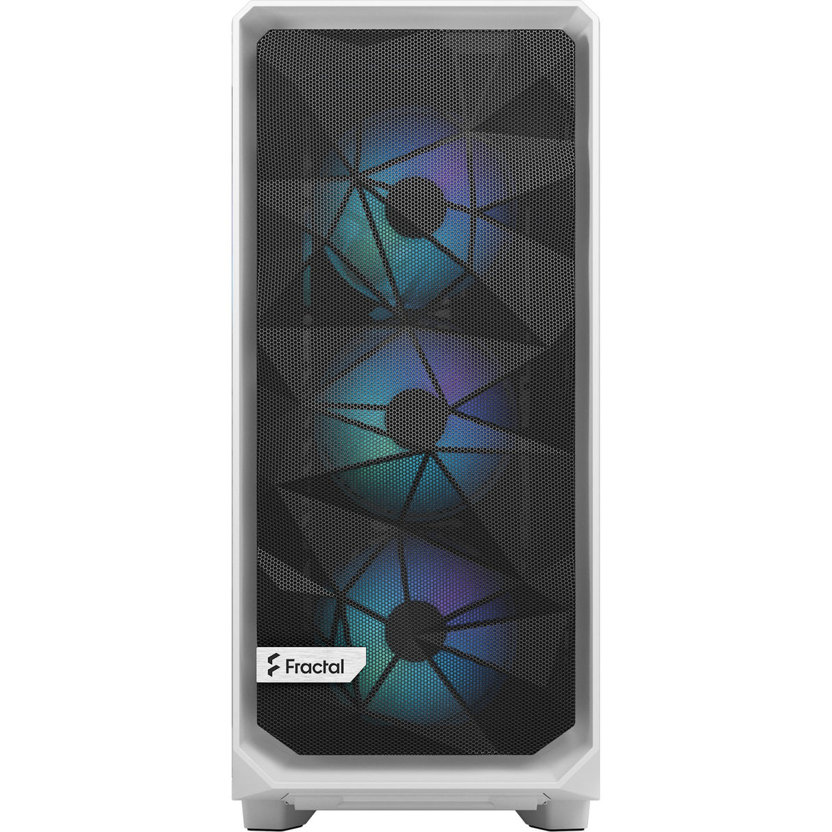 Fraktal design meshify 2 kompakt RGB hvid TG klar farvetone