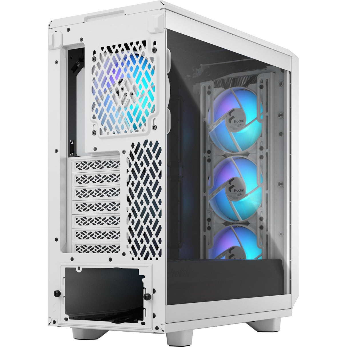 Fraktal design meshify 2 kompakt RGB hvid TG klar farvetone
