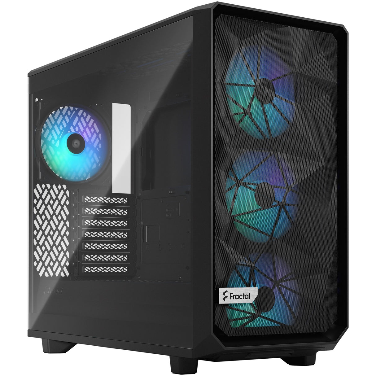 Fraktal design meshify 2 lite rgb sort tg lys farvetone