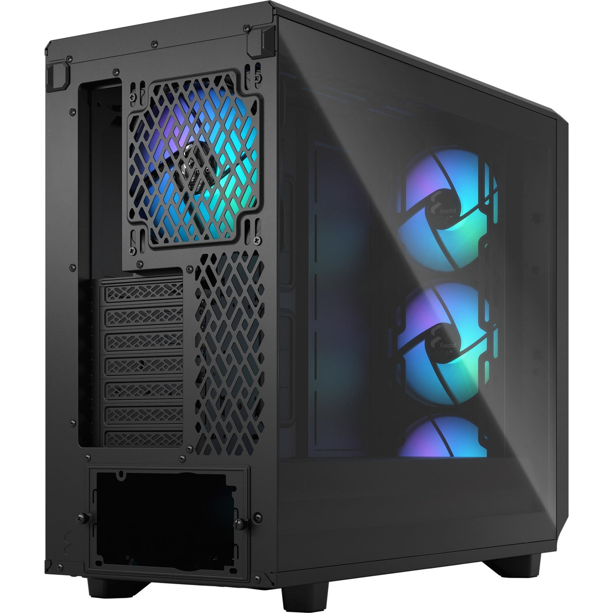 Fraktal design meshify 2 lite rgb sort tg lys farvetone