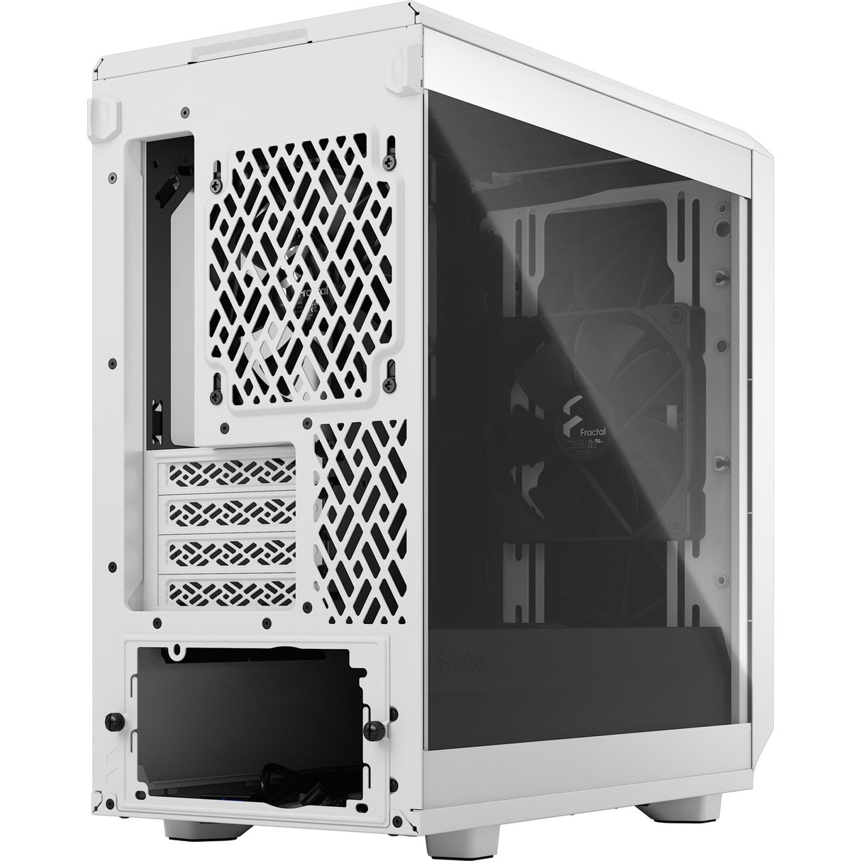 Fraktal design meshify 2 mini hvid tg klar farvetone