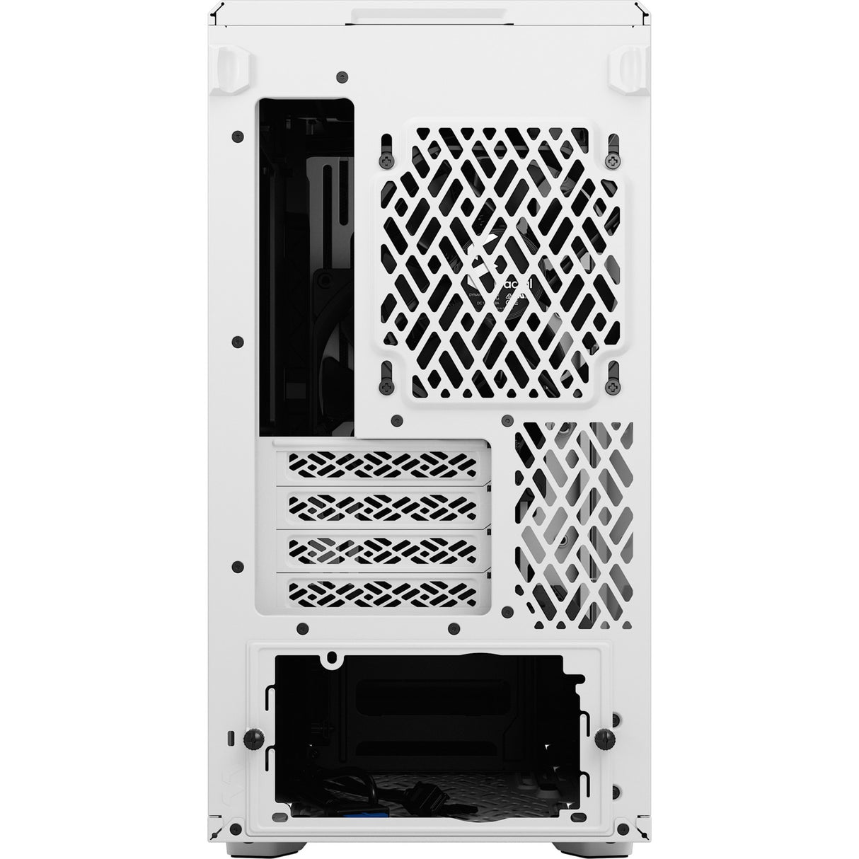 Fraktal design meshify 2 mini hvid tg klar farvetone