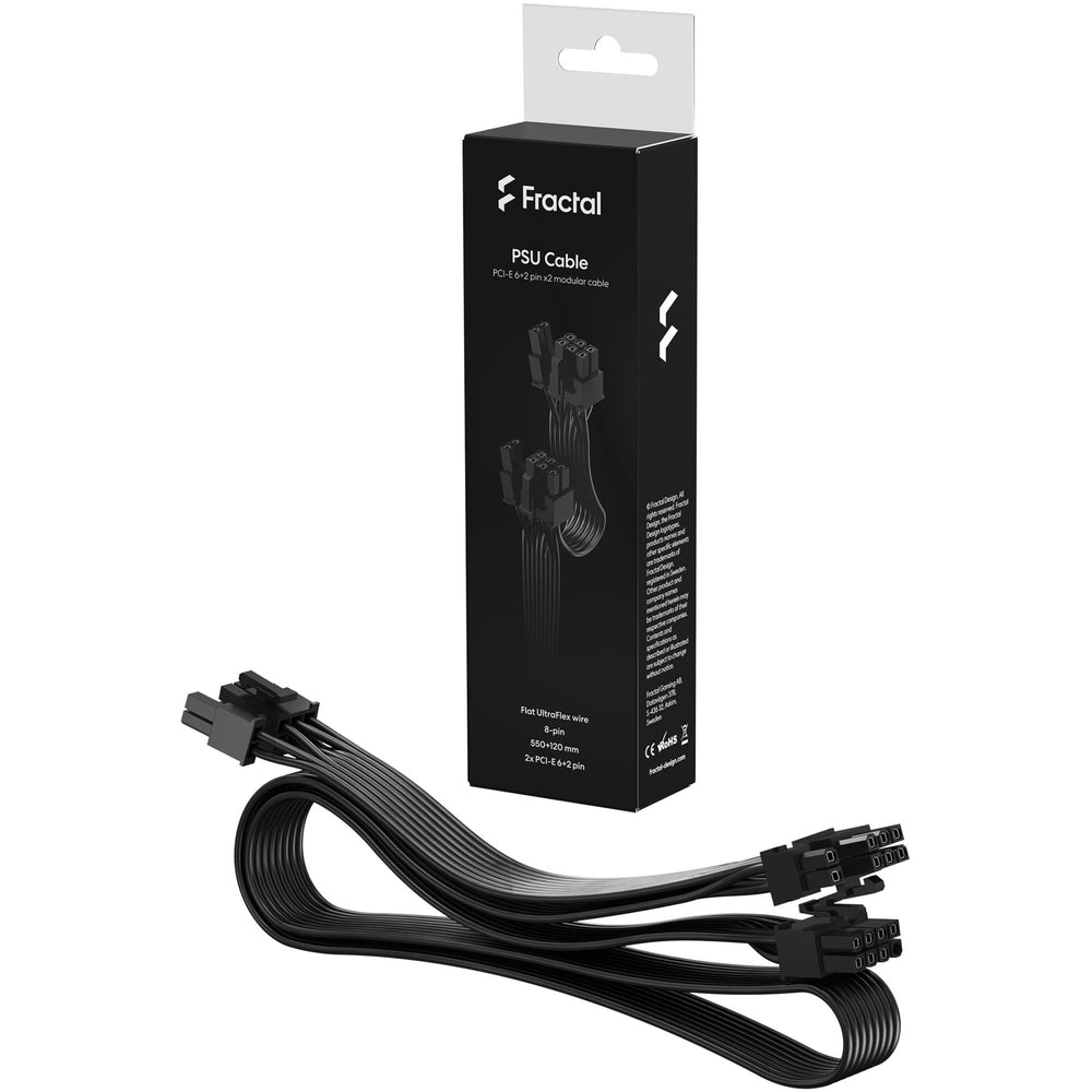 Design frattale Design frattale PCI-E 6+2 pin x2 cavo