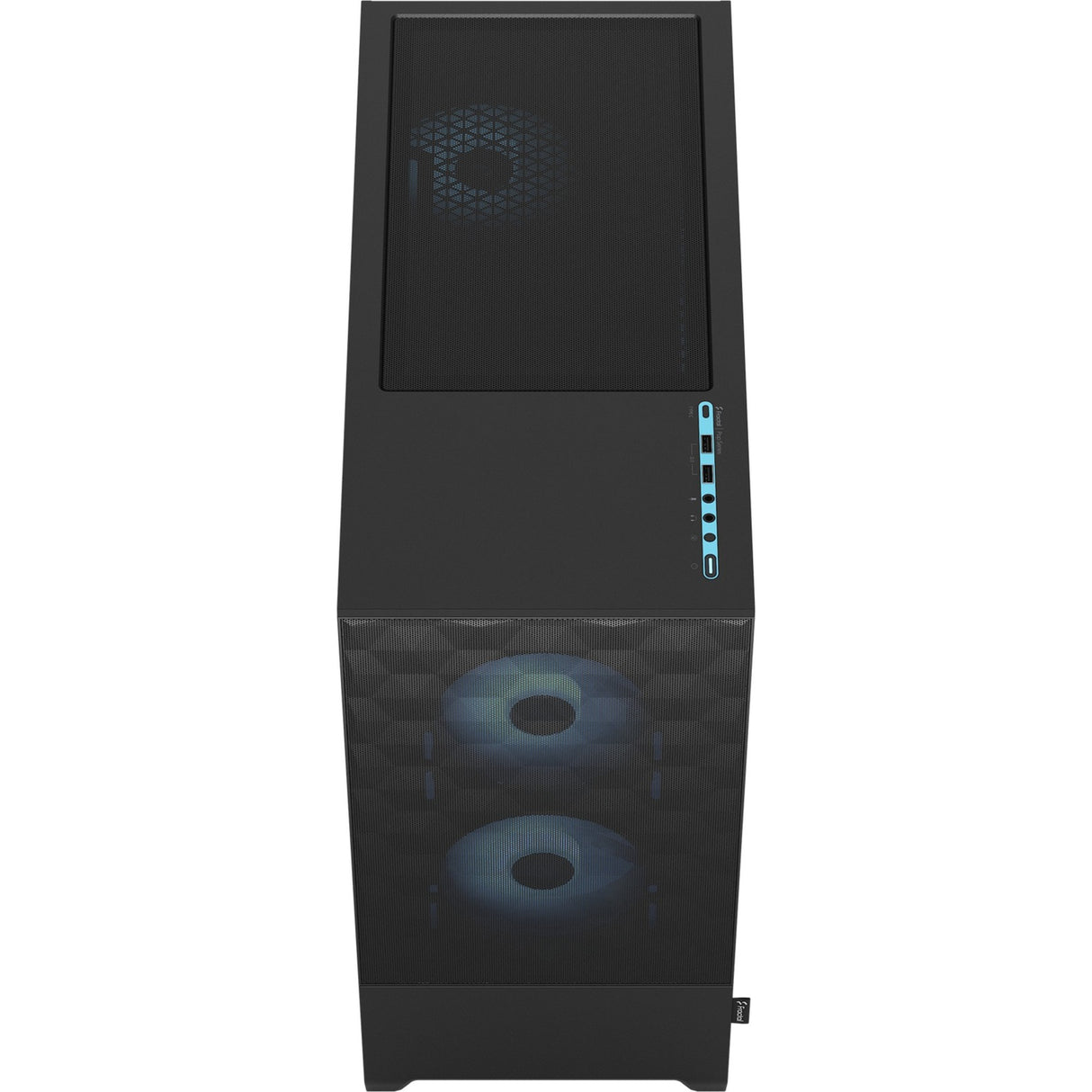 Fractal Design Pop Air RGB Cyan Core TG Clear Tint